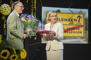 Wolgang Franz mit Frau Prof. Dr. Angela Faber