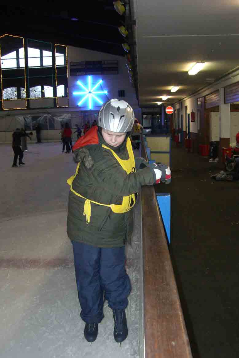 Eine gute Alternative zum Skifahren war das Eislaufen