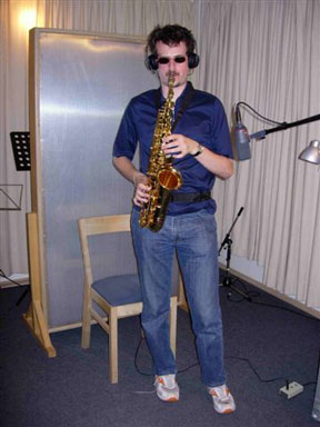 Und ganz zum Schluss: der coole Christoph spielt sein obercooles Saxophon